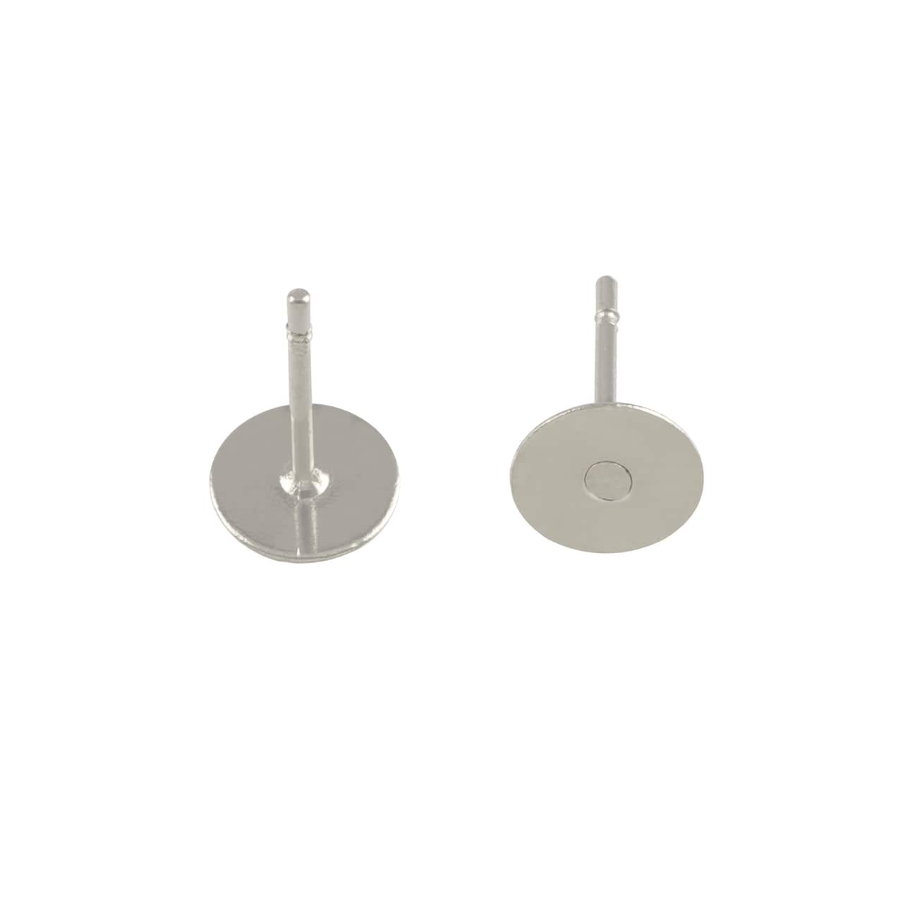 12 Packs: 60 ct. (720 total) Flat Earring Posts by Bead Landing™